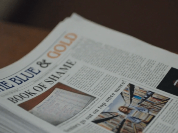 Writing for The Blue and Gold