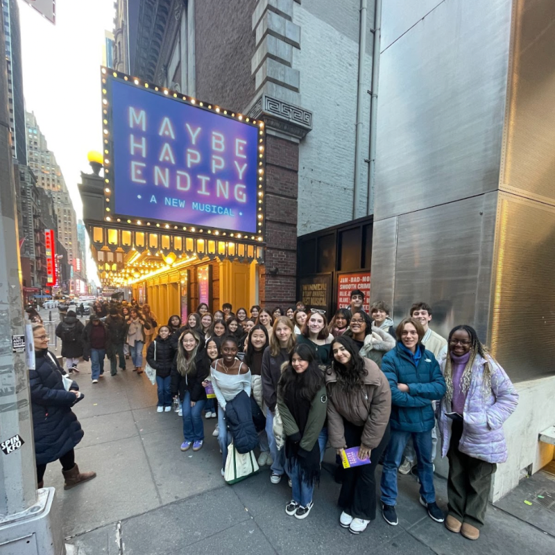 Exploring the World of Theater as RCDS students see Broadway’s Maybe Happy Ending