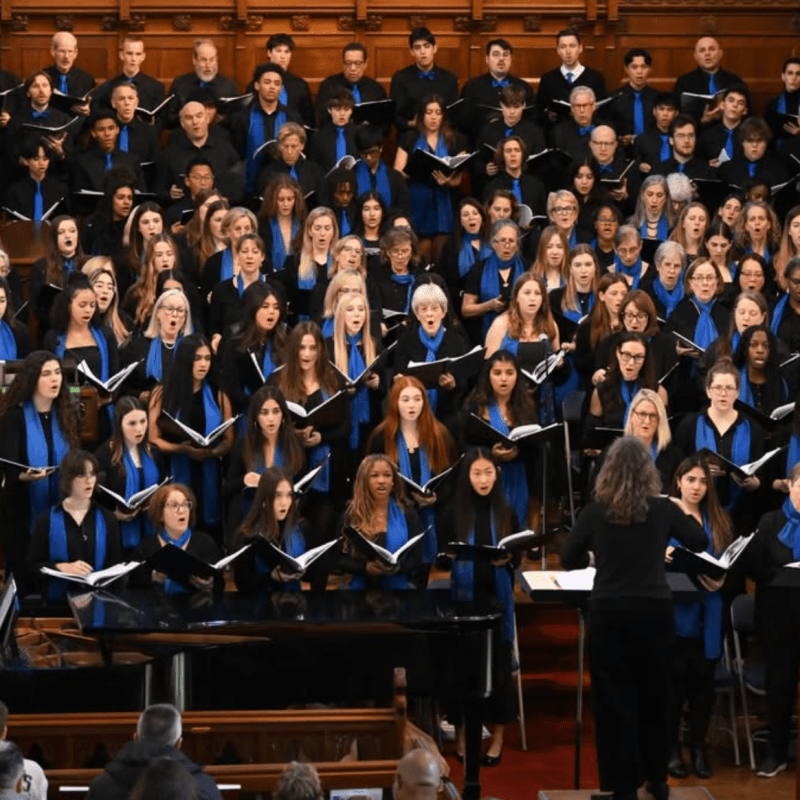 Festival Chorus Hits All the Notes