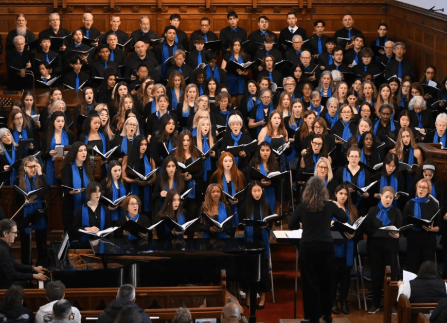 Festival Chorus Hits All the Notes